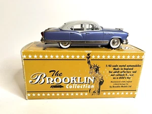 Brooklin models 1/43 BRK 29a 1953 Kaiser Manhattan Sedan Two Tone Lav Blue - Picture 1 of 16