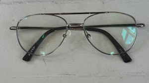 ZENNI Blue Light Blocking Eyeglasses Silver Black Metal/Plastic Frame #419012 - Picture 1 of 10