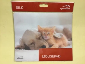 Speedlink SILK Mousepad mit weicher Textiloberfläche (Hund und Katze) - Neu / OV - Bild 1 von 2