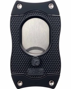 Colibri CU560T1 Monza S-Cut Serrated Cigar Cutter Warranty Black Black - Picture 1 of 5