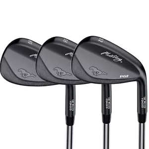 PGF Golf Mustang Forged High Toe Golf Sand Wedge Set for Men[52 56 60 Degree/... - Picture 1 of 8
