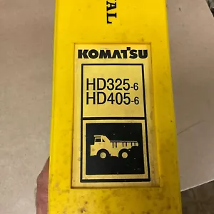 Komatsu HD325-6 HD405-6 Muldenkipper Service Werkstatt Reparaturanleitung Anleitung Haul Steinbruch - Bild 1 von 11