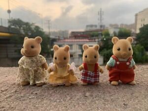 Sylvanian Families New Mouse Family 4pcs Set Dolls New without Box