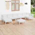 Garden Lounge Set Outdoor Furniture Set Sofa 8 Piece Solid Pinewood Vidaxl