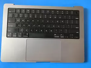 Original Apple MacBook Pro 14" M1 2021 A2442 Tastatur Handauflage Top Case Cover - Bild 1 von 4