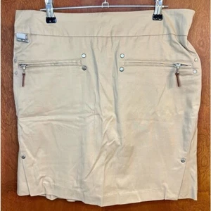 RLX Ralph Lauren Womens Skort Khaki Sz 8 - Picture 1 of 5