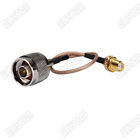 N Male Plug to SMA Female Jack Bulkhead Nut Pigtail Coax Cable RG316 15cm to 2m