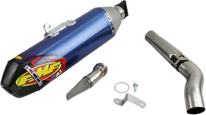 FMF 4.1 RCT Slip On Muffler Exhaust An Ti CF End Cap For Kawasaki KX450F 19-23 - Picture 1 of 5