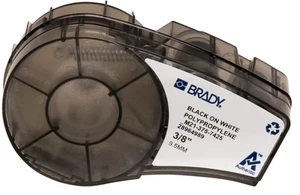Brady M21-375-7425 Nastro per etichette nero/bianco 9,53 mm per stampanti M210 M211 - B/OPEN - Foto 1 di 6