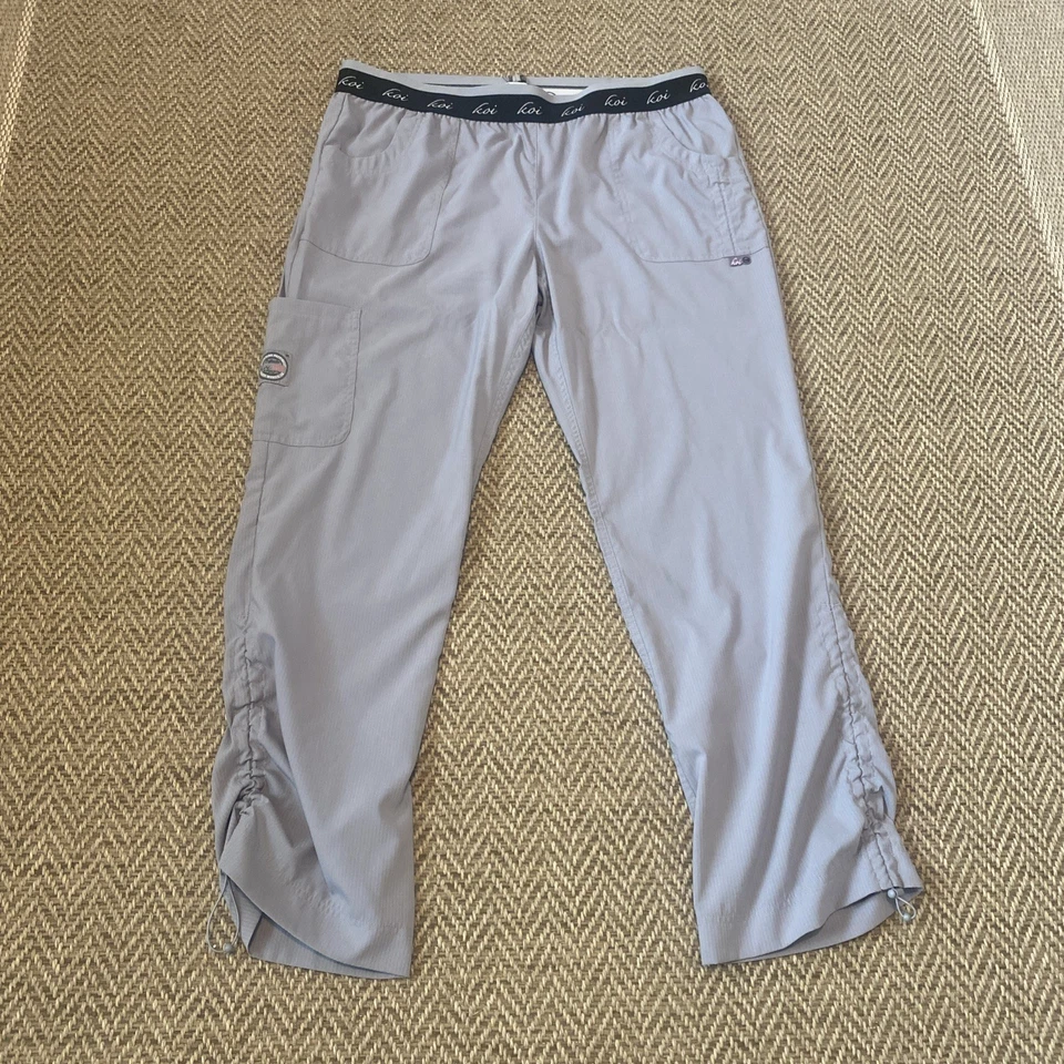 Брюки Koi Lite женские размер XL Reg скраб приталенные #720-R серые механические эластичные - Изображение 1 из 4