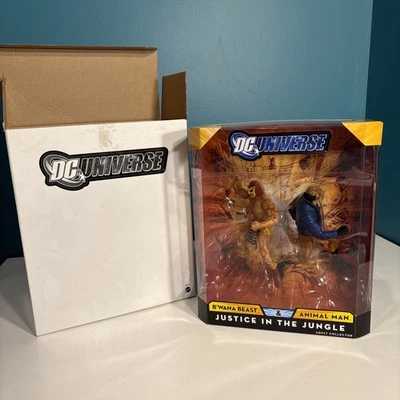 DC Universe Classics B’wana Beast And Animal Man Justice In The Jungle Figures - Image 1 of 4