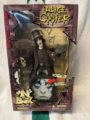 Caja de música Art Asylum Alice Cooper Jack In The Box Welcome To My Nightmare NUEVA Foto 1 de 4