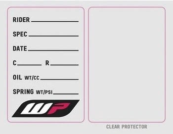 Factory Effex Suspension Spec Stickers (WP) 22-90024 - Image 1 of 3