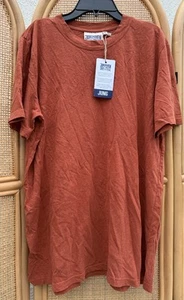 Jungmaven Jung Kurzarm T-Shirt Large Terracota Rost Neu mit Etikett - Bild 1 von 5