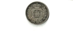 Portogallo 500 riso argento 1891 Carlo I (KM#535) - Foto 1 di 2