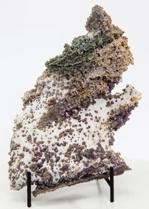 Natürliche Traube Achat Kristall Lila Chalzedon Cluster Dekor 9,88" 2,57 Pfund H0549 - Bild 1 von 15