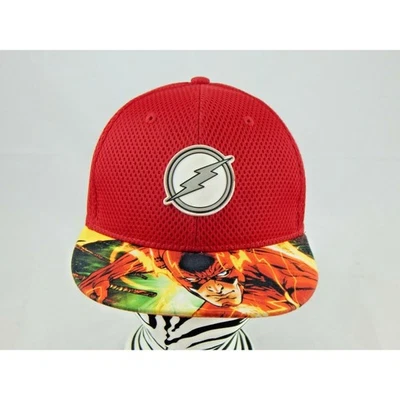 Бейсболка регулируемая со вспышкой бейсболка с сеткой сзади бейсбольная кепка DC Comics с графическим козырьком - Изображение 1 из 4