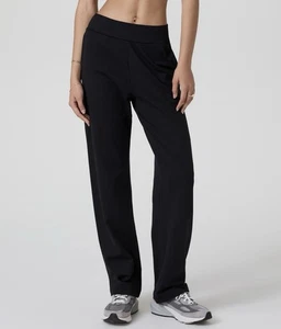 Pantalone donna Vuori Halo gamba dritta tinta unita nero taglia XL VW4303 nuovo - Foto 1 di 7