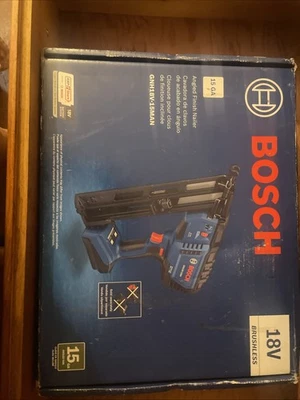 Ferramenta de pregador Bosch GNH18V-15MAN 18V sem escova 2,5" 15 GA acabamento - Imagem 1 de 2