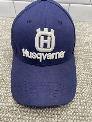 Husqvarna Ajustable Azul Sombrero Gorra Sombrero Máquina Publicidad Foto 1 de 4