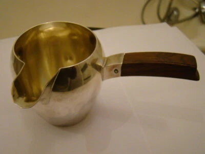  Petit pot à lait en argent  , poids brut 100 Grs   #566# - Photo 1/4