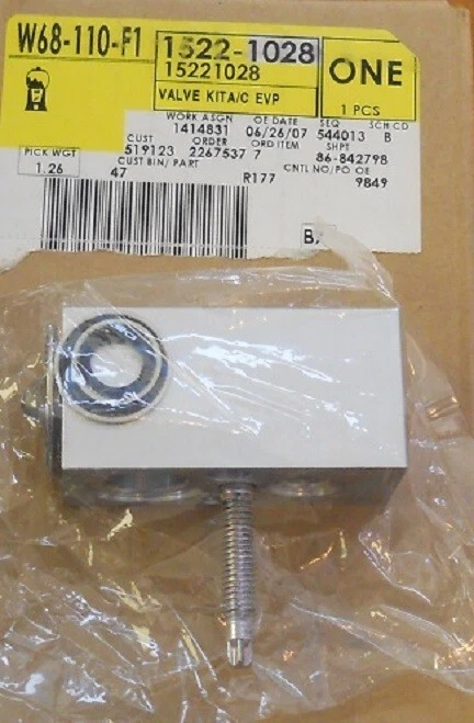 NOS 2001-05 Chevrolet Venture Pontiac Montana Aztek AC Expansion Valve 15-50500 - Image 1 of 1