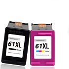 2 Pk 61 61 Xl Black/Color Ink Cartridge For Hp Envy 4500 4501 5530 Deskjet 2620