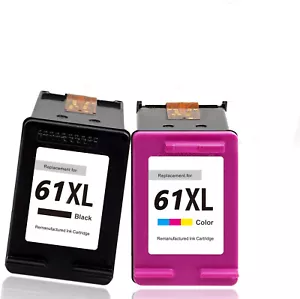 2 PK 61 61 XL cartucho de tinta negro/color para HP Envy 4500 4501 5530 Deskjet 2620 - Imagen 1 de 6