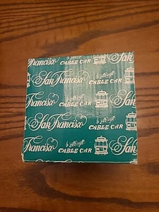 Vintage San Francisco Drehbare Seilbahn Spieluhr funktioniert! - Bild 1 von 3