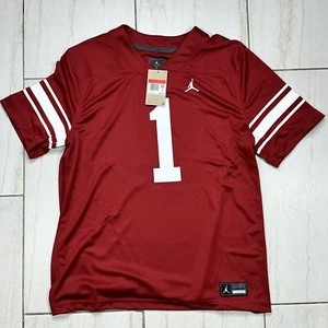 Neu mit Etikett Nike Jordan Oklahoma Sooners Fußball Throwback Trikot Herren Large LG - Bild 1 von 5