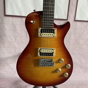 Guitarra Eléctrica McCarty Tapa Arce Llamado Pastillas HH Puente Trémolo Piezas Cromadas - Imagen 1 de 8