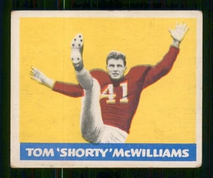 TOM SHORTY McWILLIAMS RC 1948 LEAF 1948 NO 31 VG+ 25346 - Bild 1 von 2