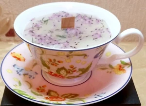 BESPOKE HANDMADE candles in a cup - Picture 1 of 6