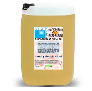 Citrus Cleaner 25 Litre Degreaser Eco Clean Fast Acting Multi-Purpose 25L APC - Picture 1 of 9