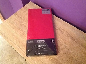 Dunelm Mill Single Flat Sheet. Non Iron, Red, 70"x102" Bedding, Home Decor. - Picture 1 of 4