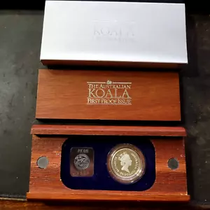 1988P AUSTRALIA 1/2 oz $50 Platinum KOALA .9995 w OGP 50 Dollars Australian Coin - Picture 1 of 3