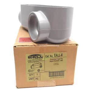 Hubbell Killark EALL-6 Rohrgehäusebeschlag, Typ LL, Aluminium, Ø2 Zoll Nabe - Bild 1 von 7
