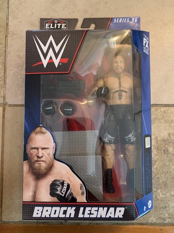 WWE WRESTLING ELITE SERIES 96 BROCK LESNAR ACTION FIGURE MATTEL Cover