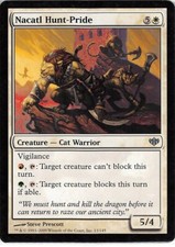 Nacatl Hunt-Pride *Uncommon* Magic MtG x1 Conflux MP
