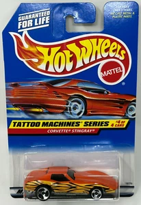 Hot Wheels 1997 - C3 Corvette Stingray - Tattoo Machines Series - New VTG #18770 - Picture 1 of 6
