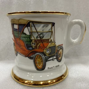 Tazza caffè tè Viletta fine Cina stile vintage logo Ford T 1908 auto d'epoca - Foto 1 di 11