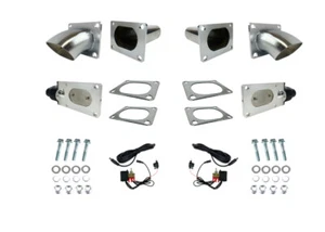 Granatelli 3.0in Oval Stainless Steel Electronic Dual Exhaust Cutout - Bild 1 von 3