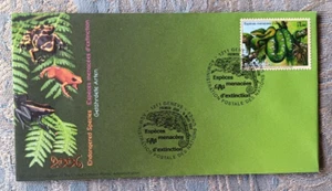 EMERALD TREE BOA SNAKE ENDANGERED SPECIES 2006  UNITED NATIONS GENEVA FDC UNADDR - Picture 1 of 1