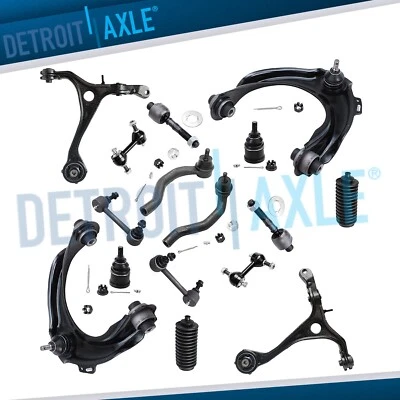 16pc Front Upper Lower Control Arm Sway Bar Tie Rod for Honda Accord Acura TSX - Image 1 of 4