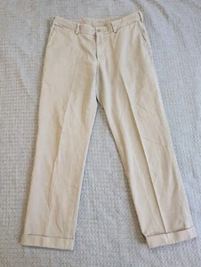 Bills Khakis Pants Men 36 Fit 35x30 Tan M3 Cuffed Straight Leg Twill Made in USA - Picture 1 of 12