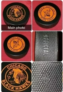 CHICAGO BLACKHAWKS VINTAGE GUNZO'S SPORTS CENTER RIVER FOREST MADE=🇨🇦 INGLASCO - Picture 1 of 13