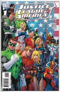 Justice League of America #1 DC Comics Meltzer Benes Hope 2006 VFN Variant Cover - Imagen 1 de 1