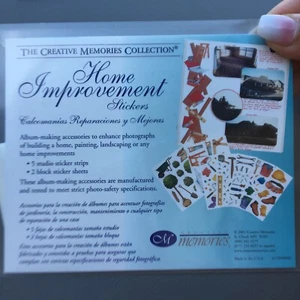 Creative Memories HOME IMPROVEMENT Stickers NIP Tools Ladder Paint Saw Hammer - Picture 1 of 4