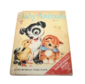 Rand McNally Start Right Elf Book Baby Animals #8018 Naoma Zimmerman 1955 HC - Picture 1 of 3