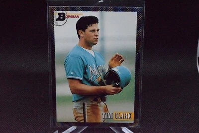 Tim Clark #699 - 1993 Bowman - Marlins - Rookie RC - Foil Border - Image 1 of 2